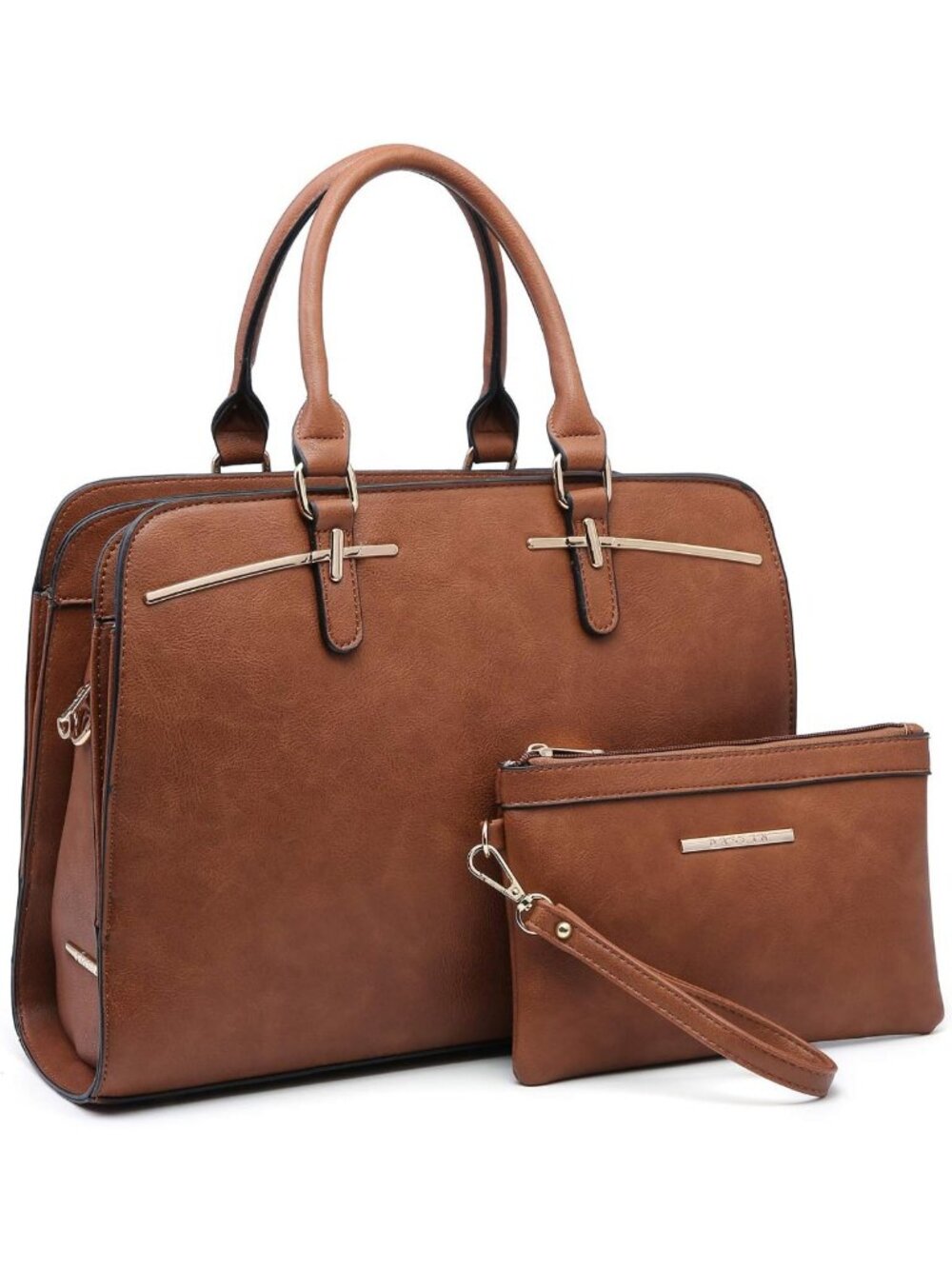 Stylish Women's Tote & Hobo Bag Set - 2pcs Purse with 3 Compartments, Versatile